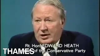 Conservative party | Edward Heath Interview | 1974