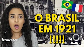 GRINGA FRANCESA REAGE AO BRASIL DE 100 ANOS ATRÁS!!! (1921) *é incrível!!!*