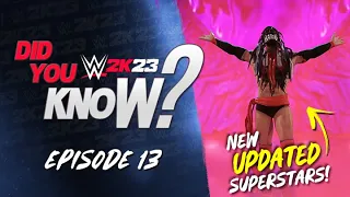WWE 2K23 Did You Know?: New Models Added, Pat McAfee Commentary, Hidden Content & More! (Episode 13)