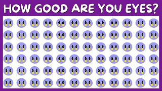 HOW GOOD ARE YOUR EYES #38 l Find The Odd Emoji Out l Emoji Puzzle Quiz  PAM GAMING