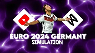 EURO 2024 GERMANY SIMULATION - Football Simulation by @XMenzinhoooo