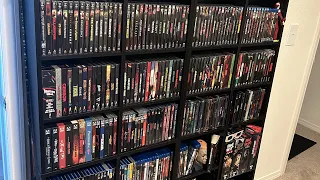 Updated horror movie collection tour (300+ movies)