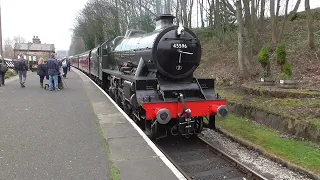 Keighley and Worth Valley Railway - Spring Steam Gala 2022 - Ingrow West Station
