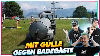 RUNTER VOM RASEN! Mit Gülle gegen Badegäste | Abendschau | BR24 | Reaktion