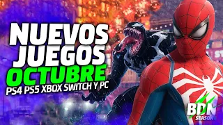 Los NUEVOS JUEGOS mas esperados de OCTUBRE 2023 🔥 PS4 y PS5 Xbox One y Xbox Series 🔥 Switch y PC