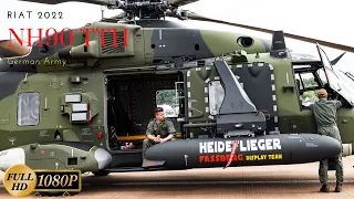 NH90 Tactical Transport Helicopter - German Army - RIAT 2022  - Demo Display plus Photos!