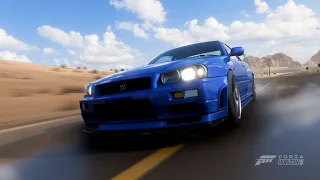 1000 HP Nissan Skyline GTR R34  - Forza Horizon 5 - Free roam