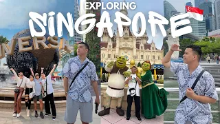 EXPLORING SINGAPORE 🇸🇬 | MERLION | MARINA BAY SANDS | GARDENS BY THE BAY | UNIVERSAL STUDIO