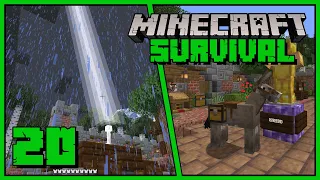 Minecraft - osioł ze skrzynią i burza zmieniła mi osadników! | Minecraft 1.19 Survival Poradnik 20