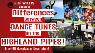 Bagpipe Lessons: Jig? Reel? Strathspey? Differences Between Dance Tunes on the Highland Bagpipes!