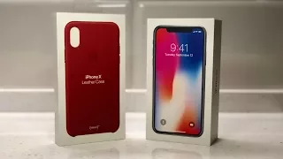 iPhone X Распаковка и обзор! 256GB Space Grey