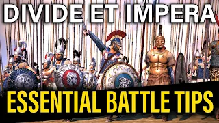 DIVIDE ET IMPERA 10 ESSENTIAL BATTLE TIPS! - Total War: Rome 2 DEI Guide