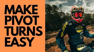 How to make ENDURO PIVOT TURNS easy