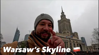 Warsaw's Skyline up close, Poland (travel Vlog)