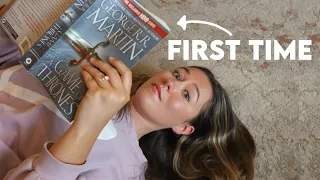 Reading "A Game of Thrones" for the first time  | reading vlog