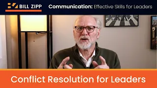 Effective Conflict Resolution for Leaders: Three Key Skills