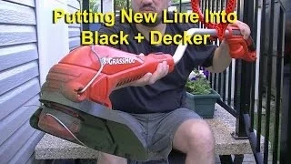 Replace Line in Black + Decker GrassHog (How to)