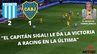 RELATOS - RACING 2 - 1 BOCA JUNIORS (GABRIEL ANELLO - RADIO MITRE)