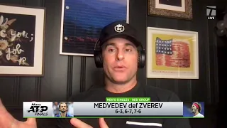 Tennis Channel Live: Medvedev Leads H2H Against Zverev