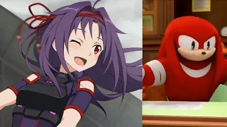 Knuckles rates Sword Art Online crushes