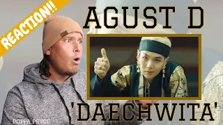 First Time Hearing AGUST D - DAECHWITA (REACTION!) It's SUGA from BTS!!