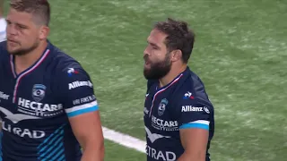 TOP 14 - Essai de Cobus REINACH (MHR) - Racing 92 - Montpellier Hérault Rugby -J08 -Saison 2021/2022