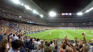 Gol de Marco Asensio vs Valencia en la grada del Bernabéu