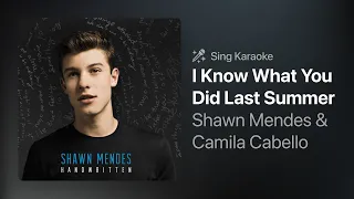 Shawn Mendes & Camila Cabello - I Know What You Did Last Summer 🎙️ Apple Music Sing Karaoke Duett