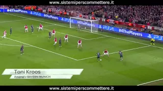 EuroGoal Toni Kroos Arsenal v BAYERN MUNICH HD   alexu888.blogspot.com