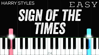 Harry Styles - Sign Of The Times | EASY Piano Tutorial