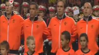 2010.10.12 Netherlands National Anthem v Sweden - Euro 2012 Qualifying