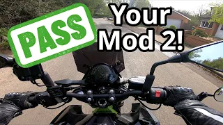 Tips For Passing Your Mod 2 || Beginner Motorcyclist Tips