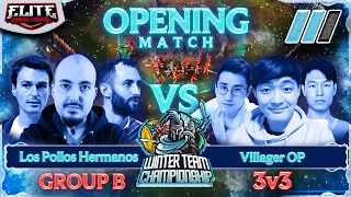 ❄️​ Winter Team Championship: Los Pollos Hermanos vs Villager OP | AOE4