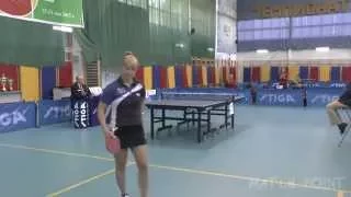 Elena ABAIMOVA - Anna BLAZHKO. Russian Women's Premier League 2014-2015. Play-off