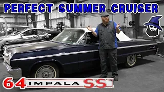 Perfect Summer Cruiser! '64 Chevy Impala SS gets a bumper to bumper inspection by the CAR WIZARD