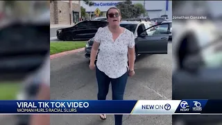 Woman hurls racial slurs in viral TikTok road rage incident