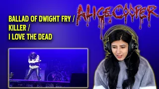 ALICE COOPER REACTION | BALLAD OF DWIGHT FRY | KILLER | I LOVE THE DEAD | NEPALI GIRL REACTS