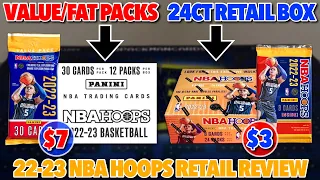 NEW VALUE (FAT) PACKS & 24CT RETAIL BOX (EXPLOSIONS)! 2022-23 Panini NBA Hoops Basketball Review