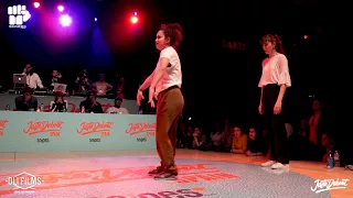 Gator & Prince vs Cintia & Sacha | Final Popping | Juste Debout Spain 2018 | OLIFILMS