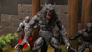 Custom Werewolf figures / mini review and where to get your Wolf parts from