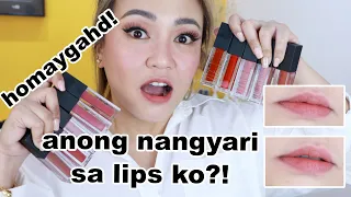 SUBUKANNE NATIN ANG MAYBELLINE CUSHION MATTE LIP TINTS!!!