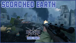 Enlisted Mod - Scorched Earth - 4 Point domination in a scorched world