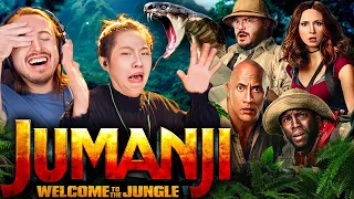 *SCREAMS & LAUGHTER!!* Jumanji: Welcome to the Jungle (2017) Reaction: FIRST TIME WATCHING