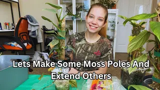 Make New Moss Poles With Me!