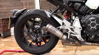 Honda CB1000R gets a new can. SC Project S1-GP