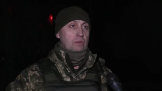 The Chief from Ukrainian side of  the JCCC Anatoliy Petrenko (Situation in Avdiivka 04.02.17)