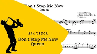 Don't Stop Me Now - Sheet Music -  Sax Tenor