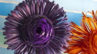 How To Make Fluffy Paper Flowers 2 | DIY | Paper Craft