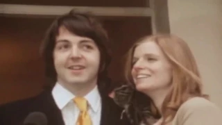 Paul McCartney's marriage to Linda Eastman 1969 HD
