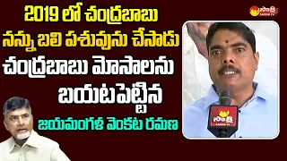 Jayamangala Venkata Ramana Reveals Facts About Chandrababu | CM Jagan @SakshiTVLIVE